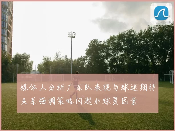 媒体人分析广东队表现与球迷期待关系强调策略问题非球员因素